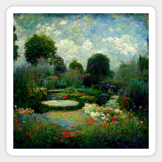 Gardens of Giverny Sticker by hamptonstyle